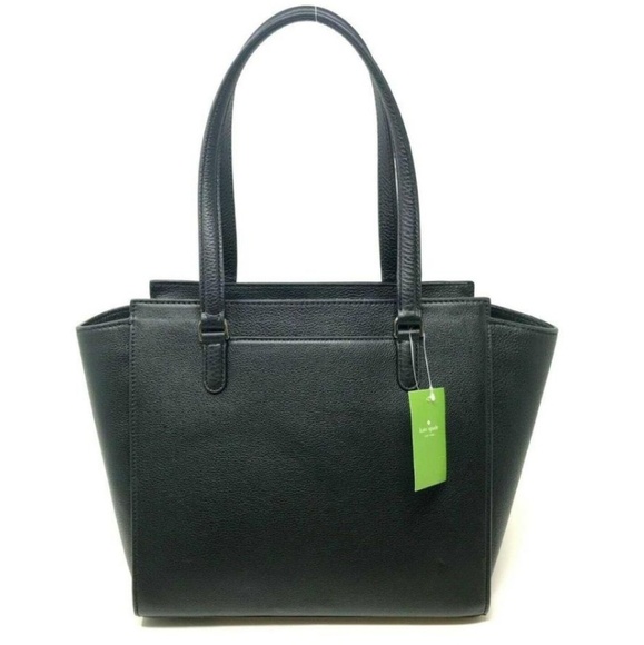 kate spade | Black Leather Tote Bag - Picture 3 of 8